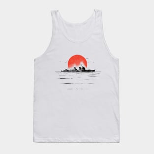 WW2 Japanese warships Tank Top